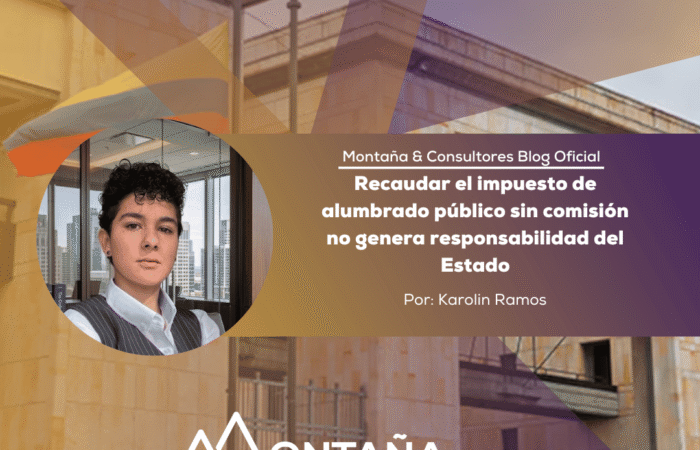 Recaudar el impuesto de alumbrado p&uacute;blico sin comisi&oacute;n no genera responsabilidad del Estado
